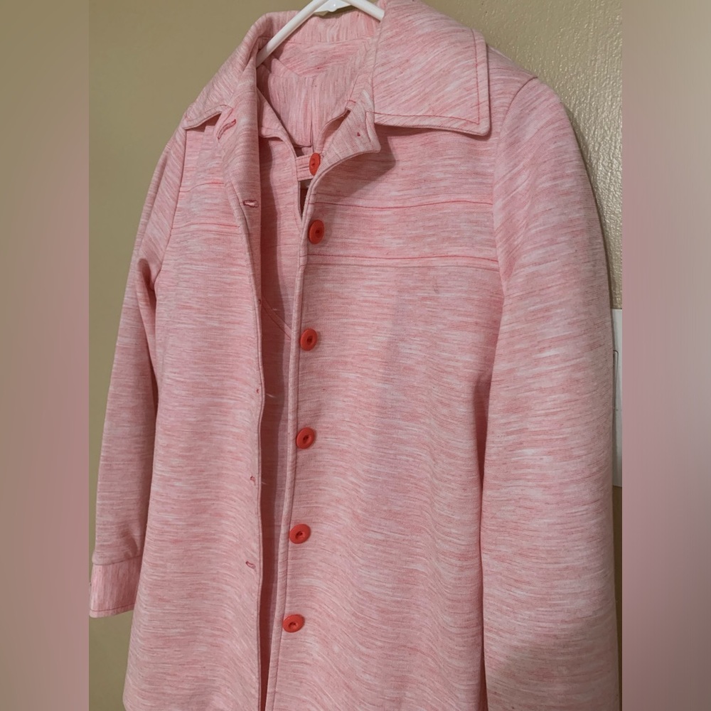 Vintage 1970s Pink 3-Piece Pantsuit